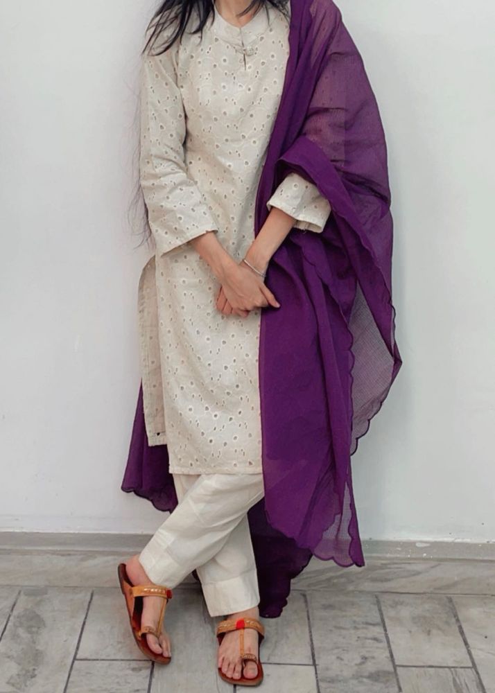 Elegant Embroidered Kurta Set