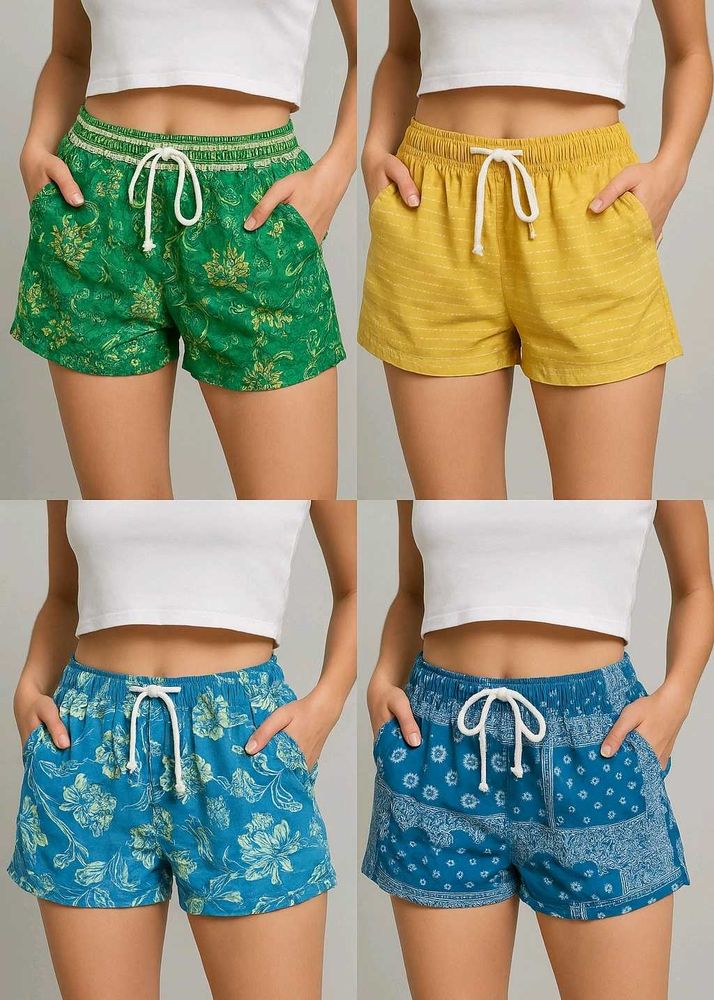 Patterned Shorts - 4 Pack