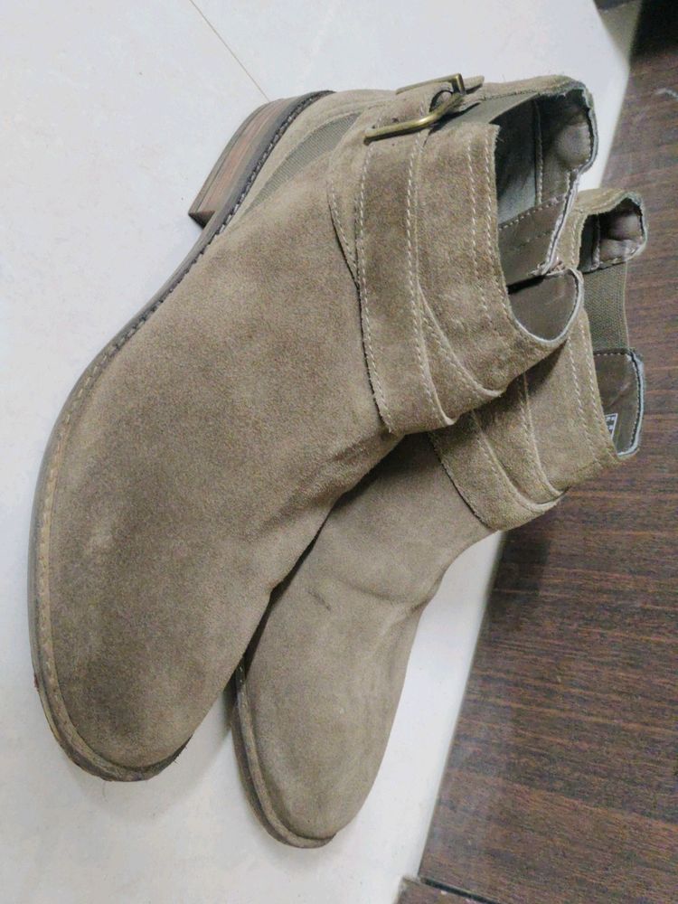 Clarks Suede Leather Unisex Boots