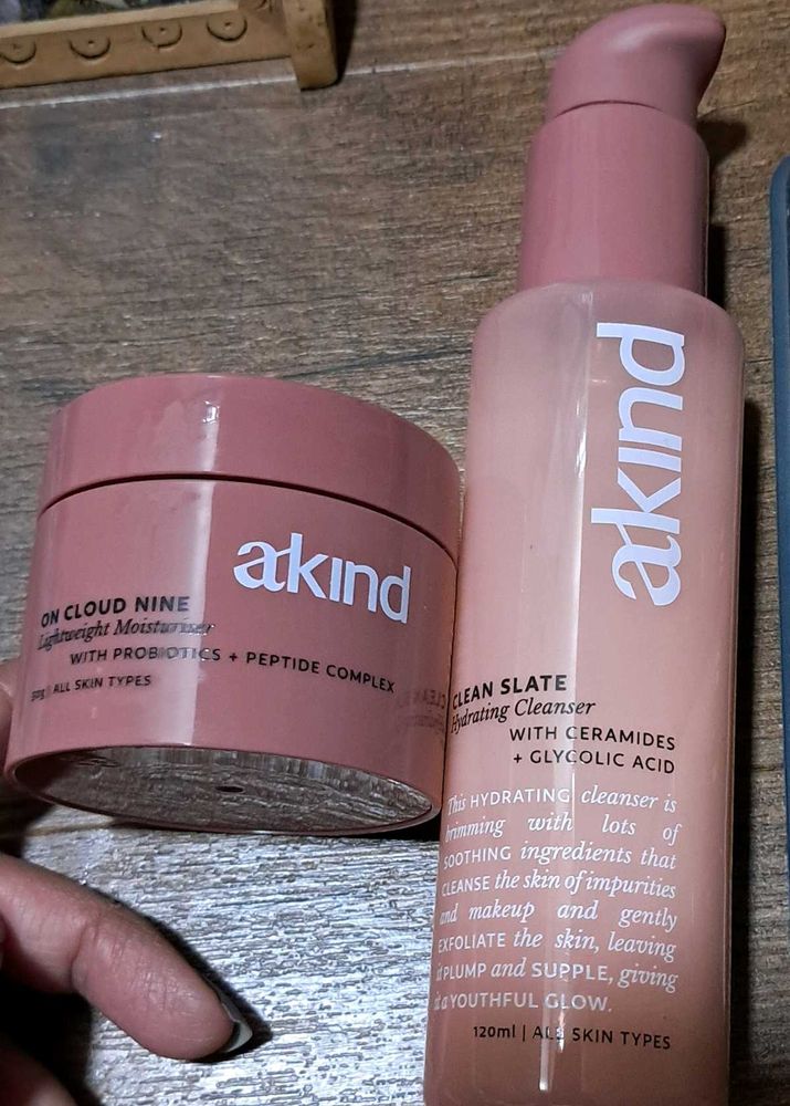 Akind Cloud Nine Mosturizer And Face Wash