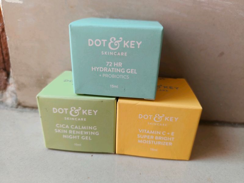 Combo Of 3 Dot &amp; Key Moisturizer