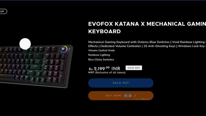 Evofox KATANA X Mechanical Gaming Keyboard