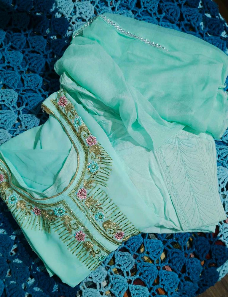 Elegant Mint Green Kurta