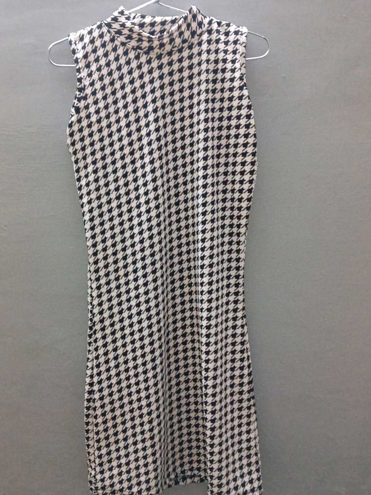 Black And White Bodycon Dress