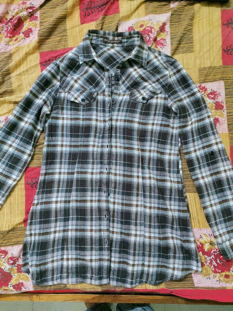 Checks Button-Down Shirt