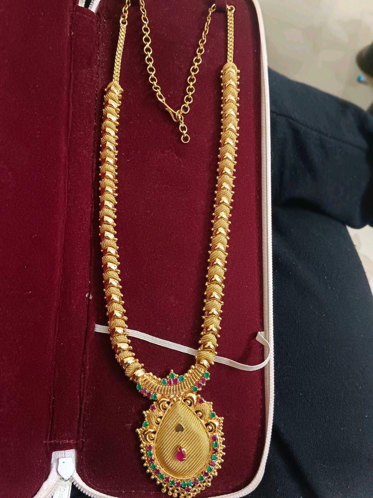 Kerala Style Gold-toned Haram