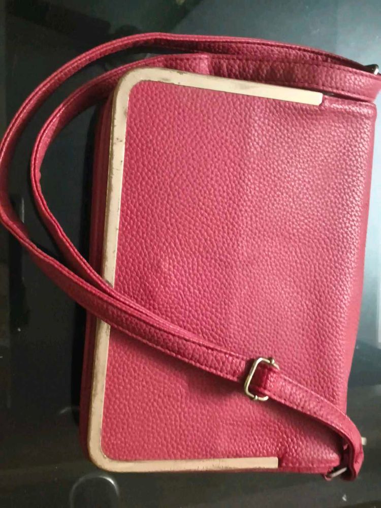 Red Crossbody Bag