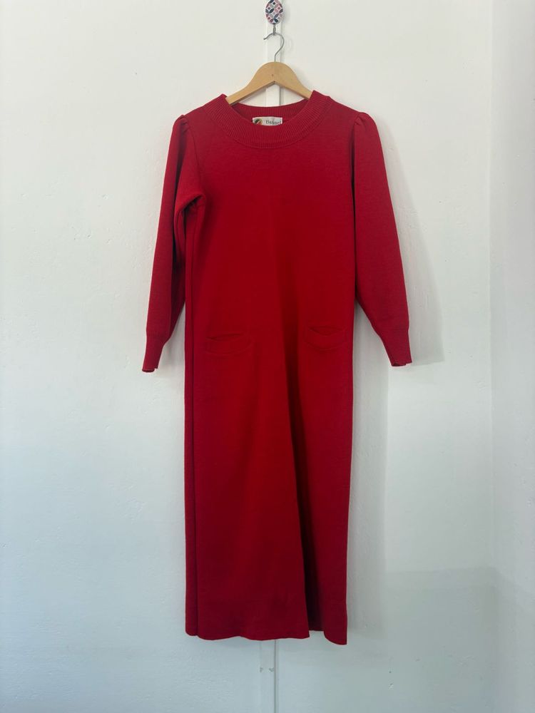Red Midi Dress