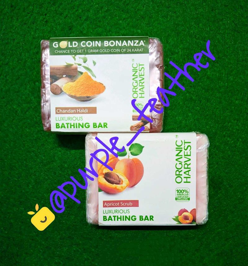 (Pack of 2) Organic Harvest Bathing Soap Bars