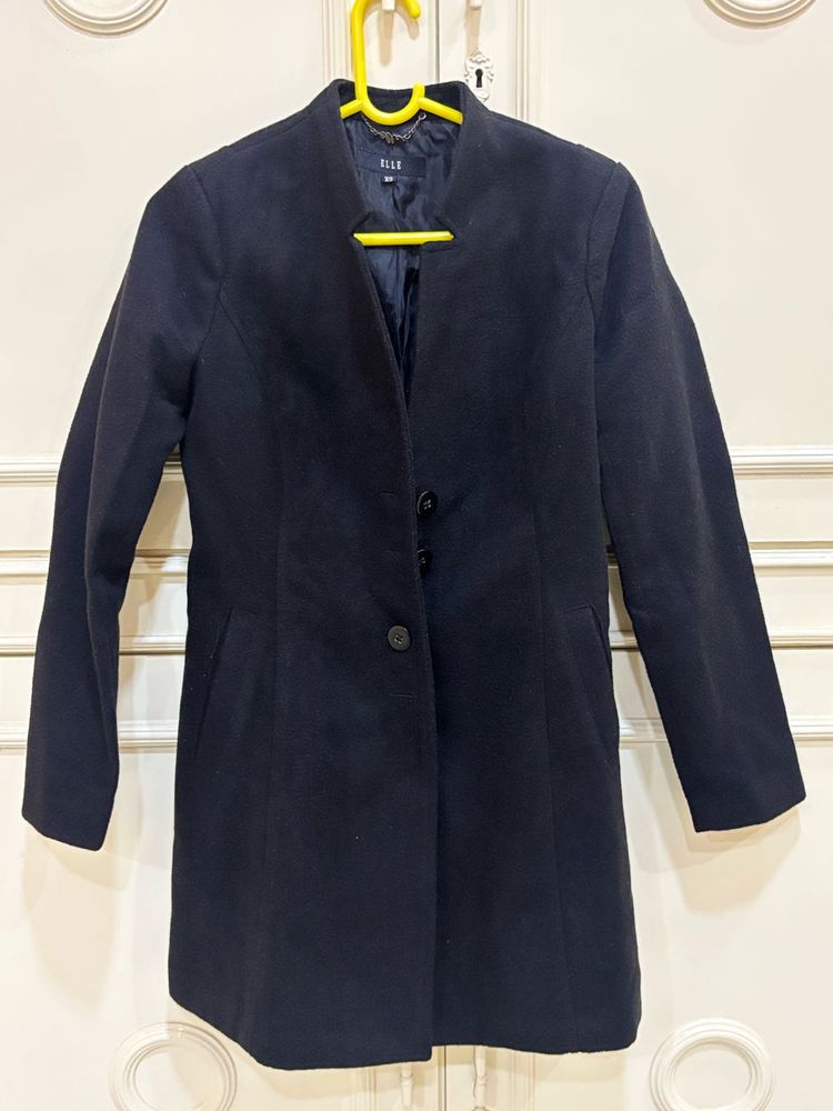 Elegant Black ELLE Coat