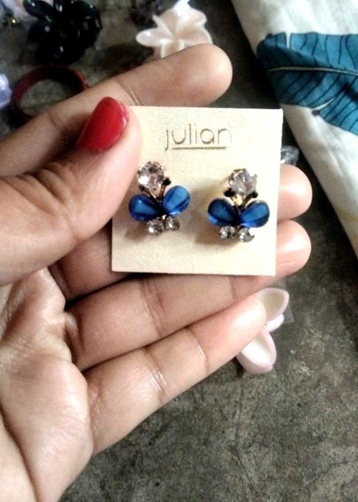 Julian Blue Stone Earrings