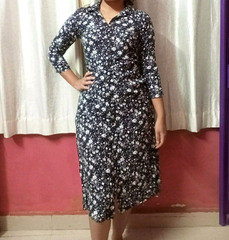 Black Floral Dress