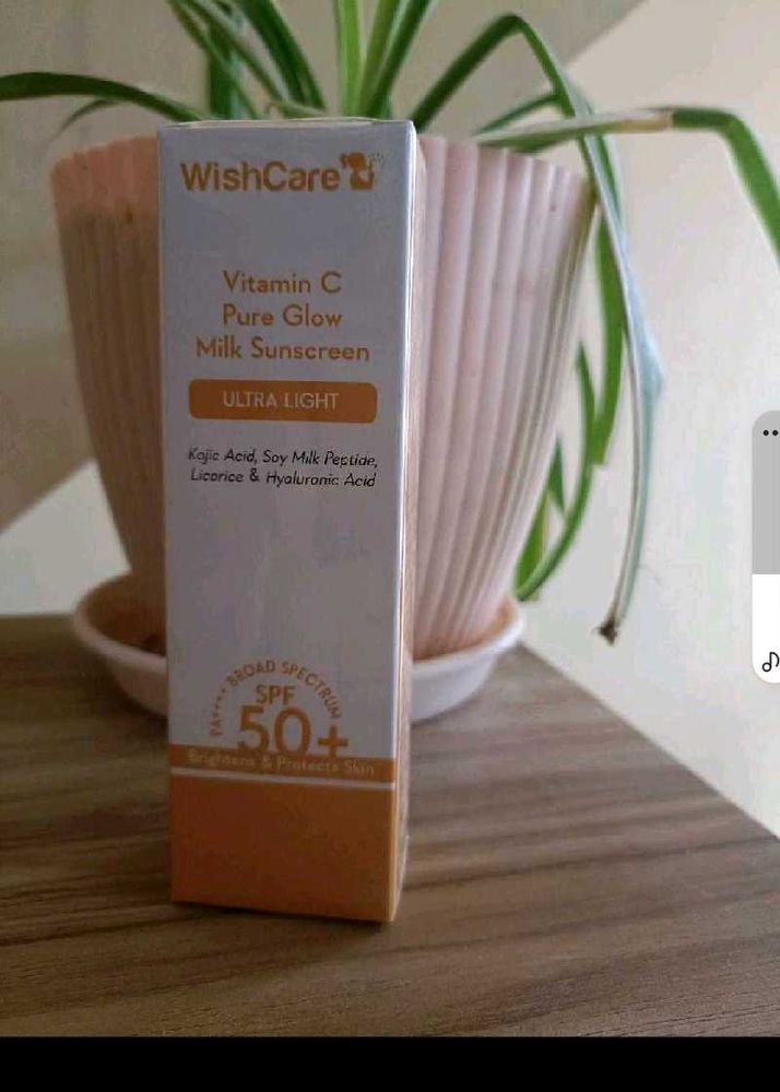 Wishcare Sunscreen New Unused Spf + No Coin Seal
