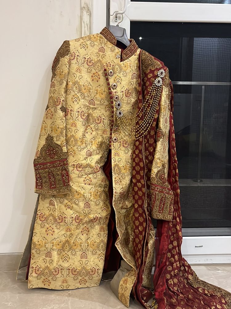 Groom Shervani Full Set