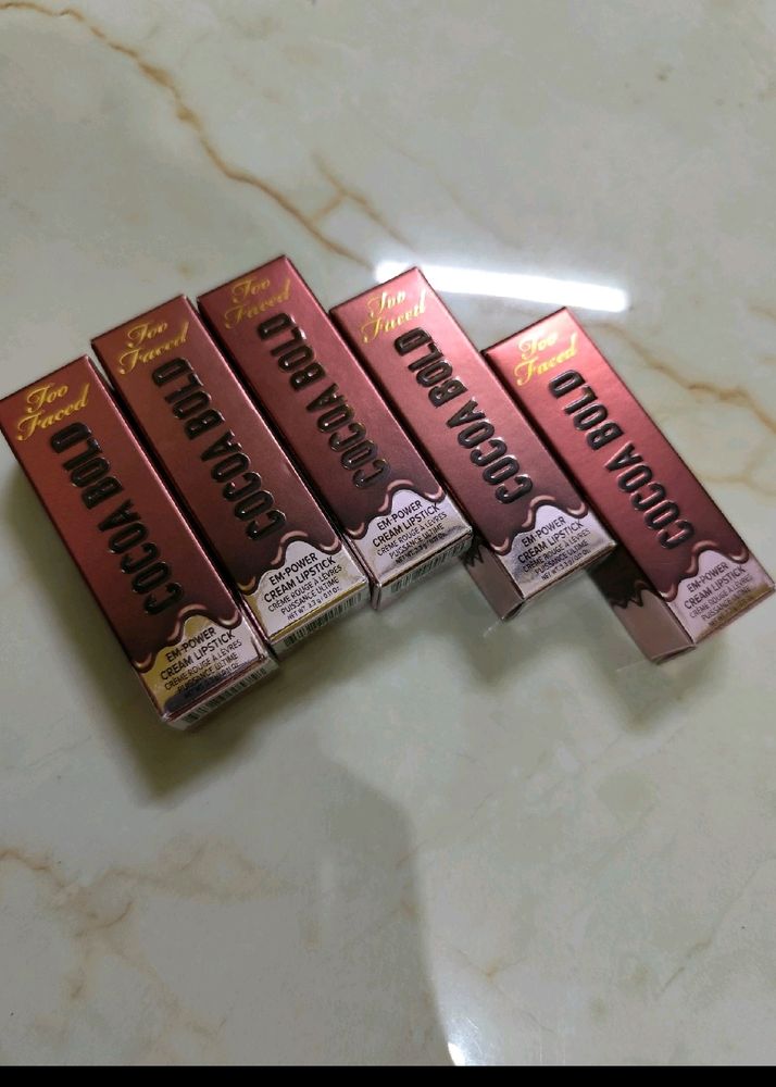 Too Faced Cocoa-Power Cream Lipstick..