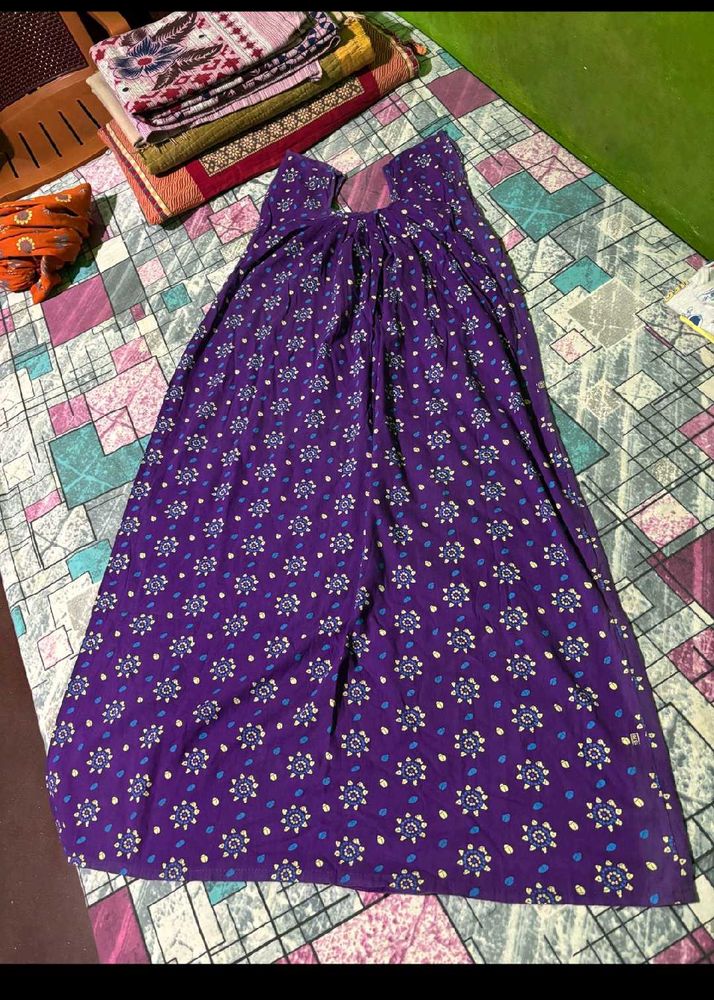 Floral Purple Maxi Dress