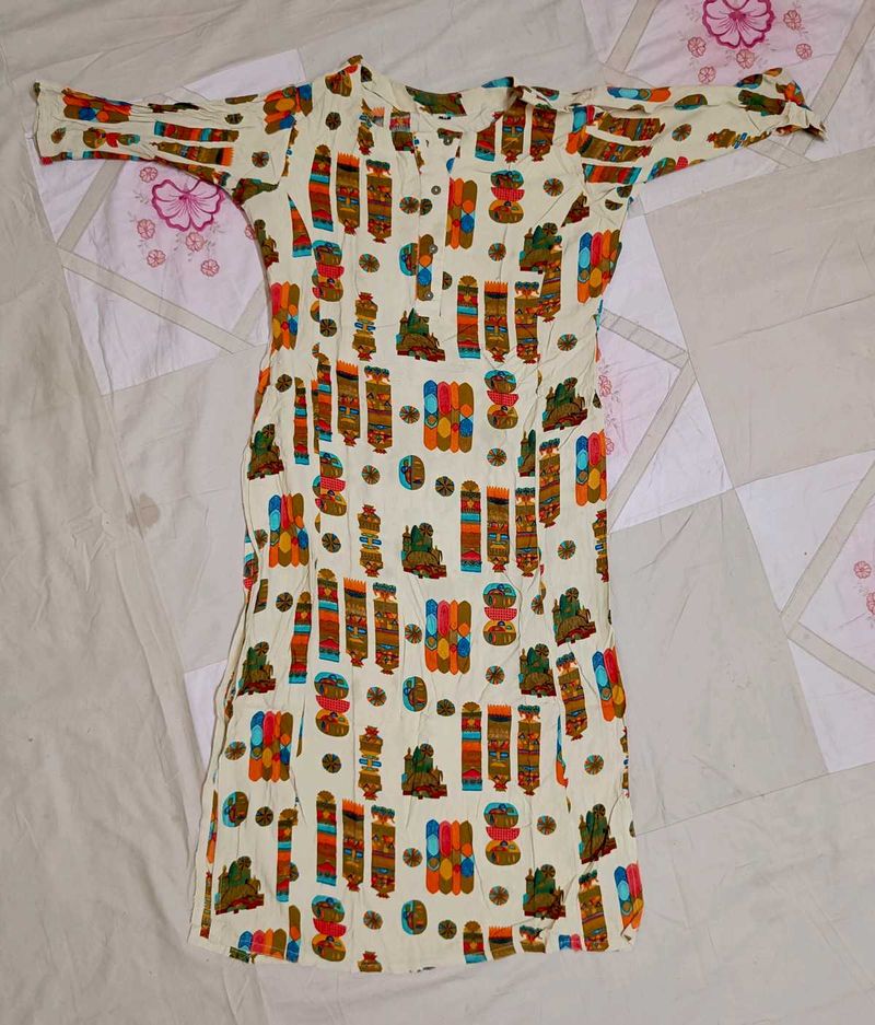 Printed Kurta 💛❤️