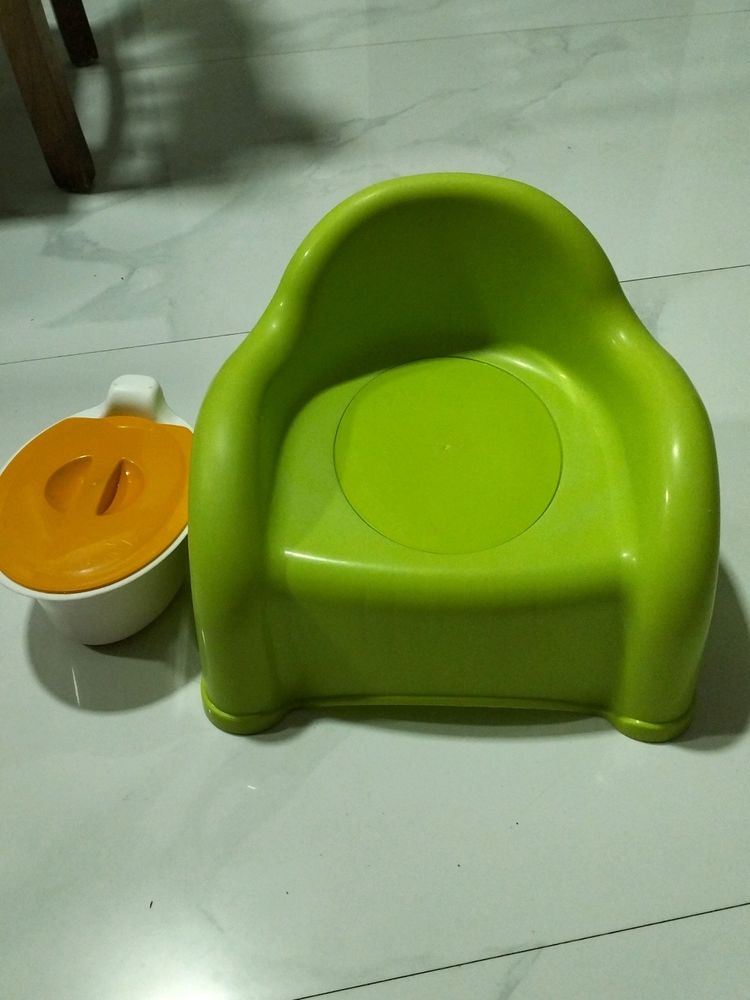Green Kids Potty Chair