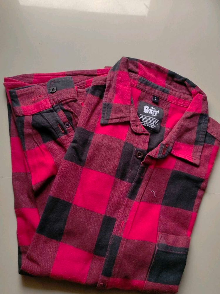 Vintage Red &amp; Black Checkered- The Souled Store