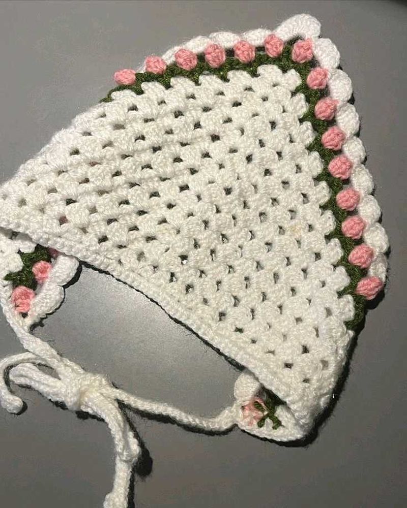 Crochet Baby Bonnet