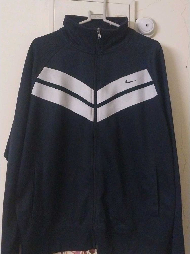 Nike Track Jacket - Navy &amp; White