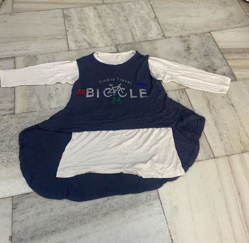 🚴‍♀️ Casual Top With Detachable Inner 🚴‍♀️