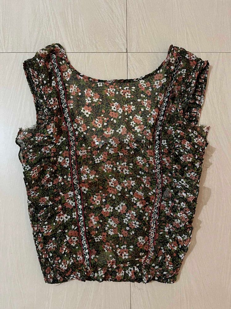 Floral Print Top