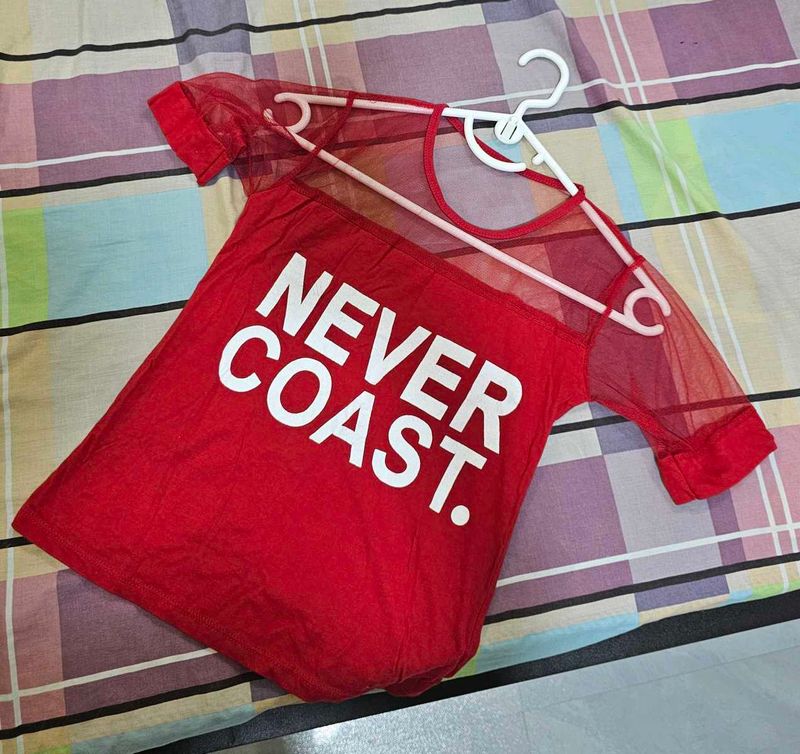 A Casual Wear Crop Top