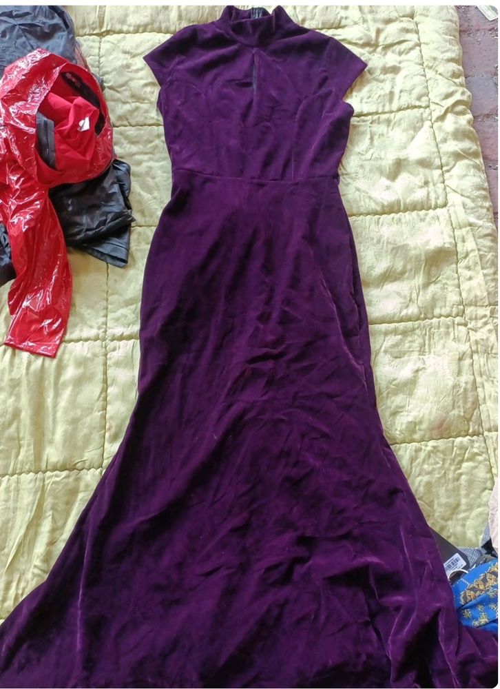 Velvet Party Wear Dress