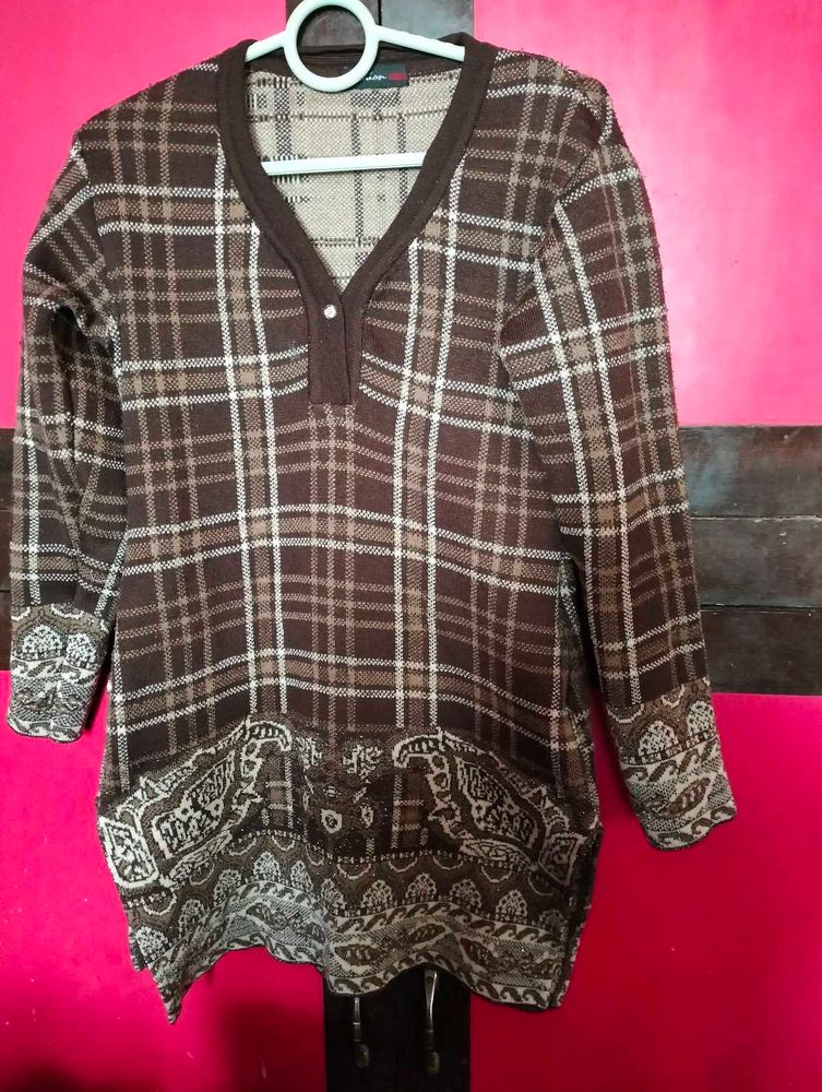 Woolen Stretchable Kurti