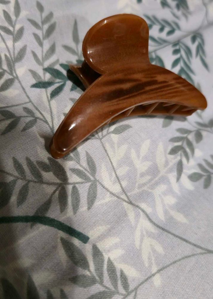 Brown Hair Claw Clip