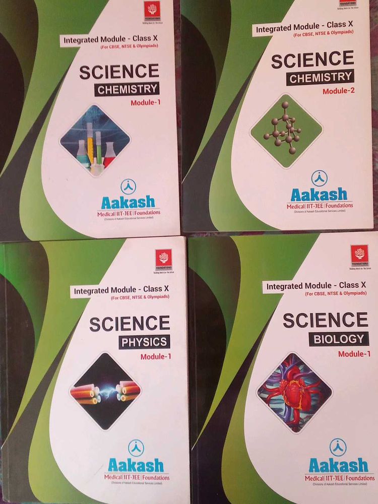 Aakash Integrated Module Class 10(Pack Of 15)