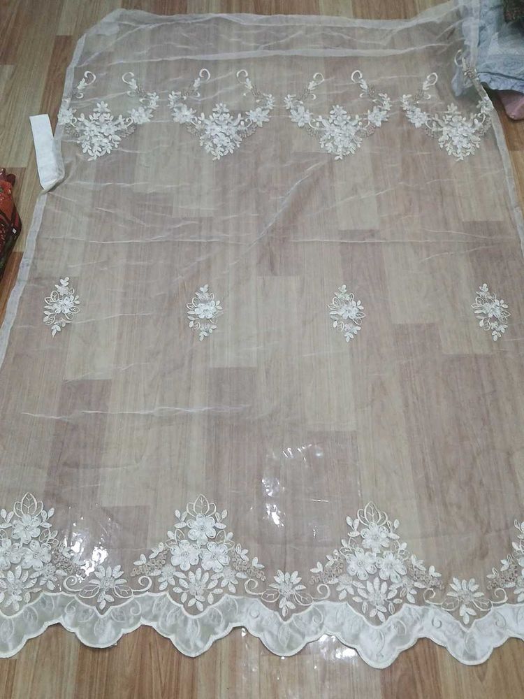 Net Embroidery Curtain