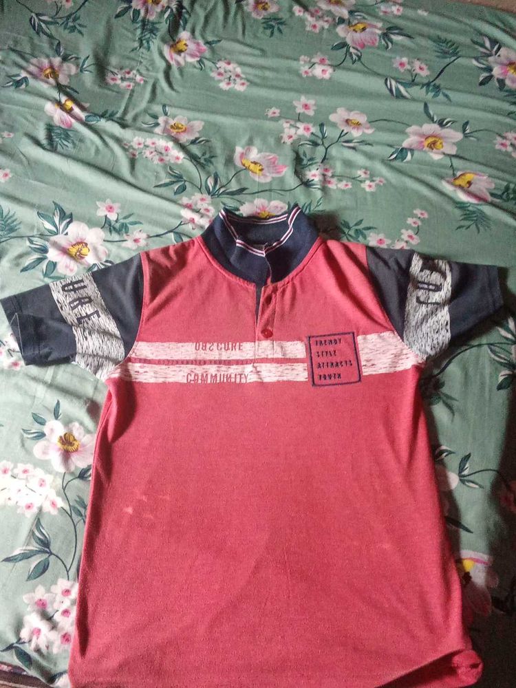 Stylish Graphic Print Polo Shirt