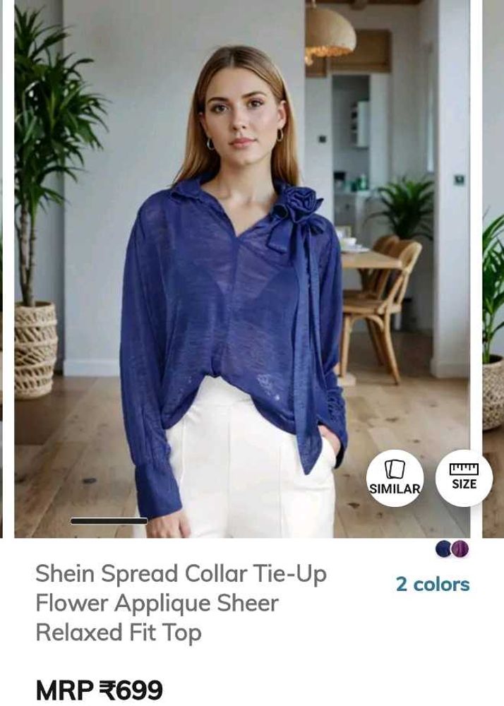 Sheer Tie-Up Top