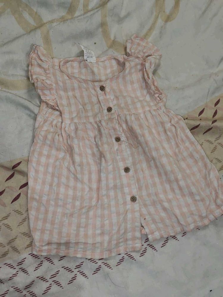 Cute Pink Gingham Set