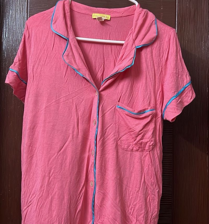Pink Sleep Top