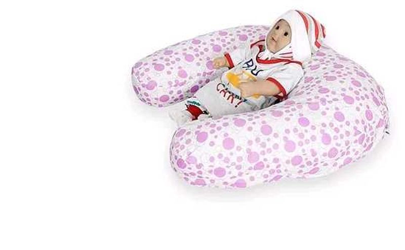Lulamom Nursing Pillow with 2 Cotton Covers