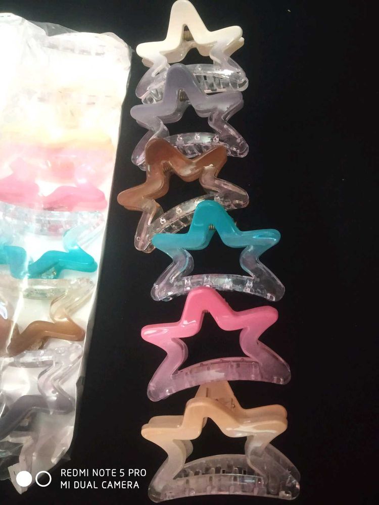 Star Hair Clips - Set of Cute Accessories