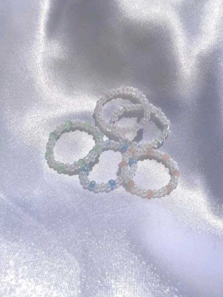 Beaded rings🎀