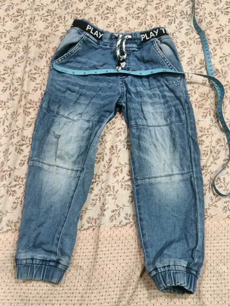Boy&#39;s Denim Joggers