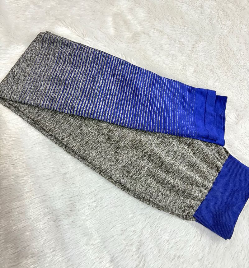 Blue &amp; Grey Athletic Leggings