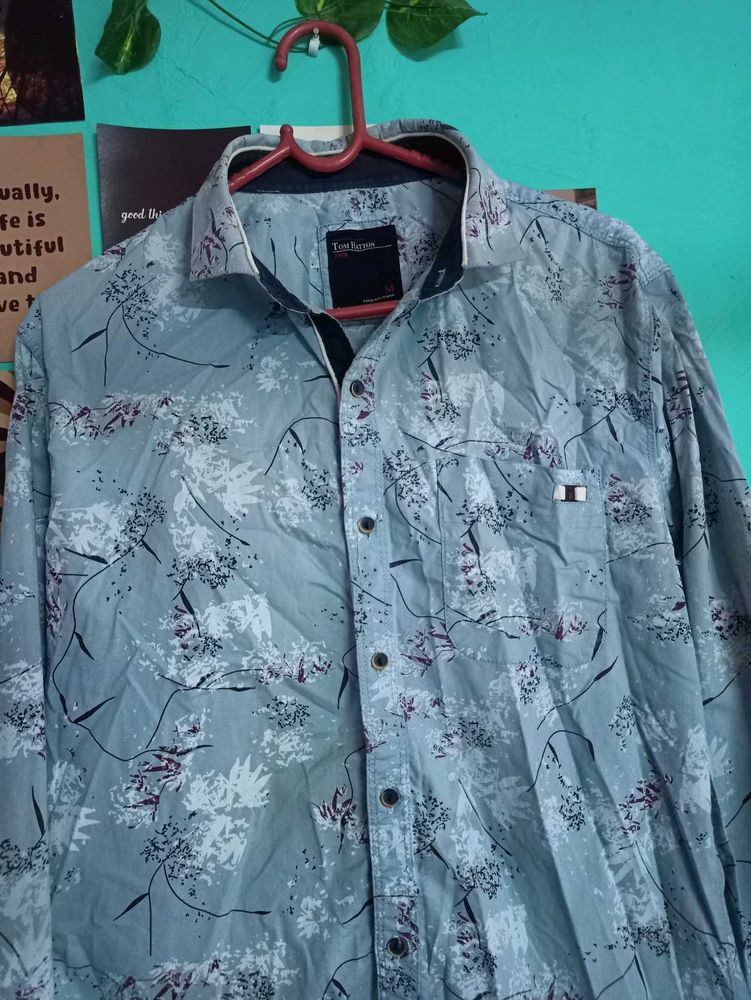 Trendy Floral Print Shirt