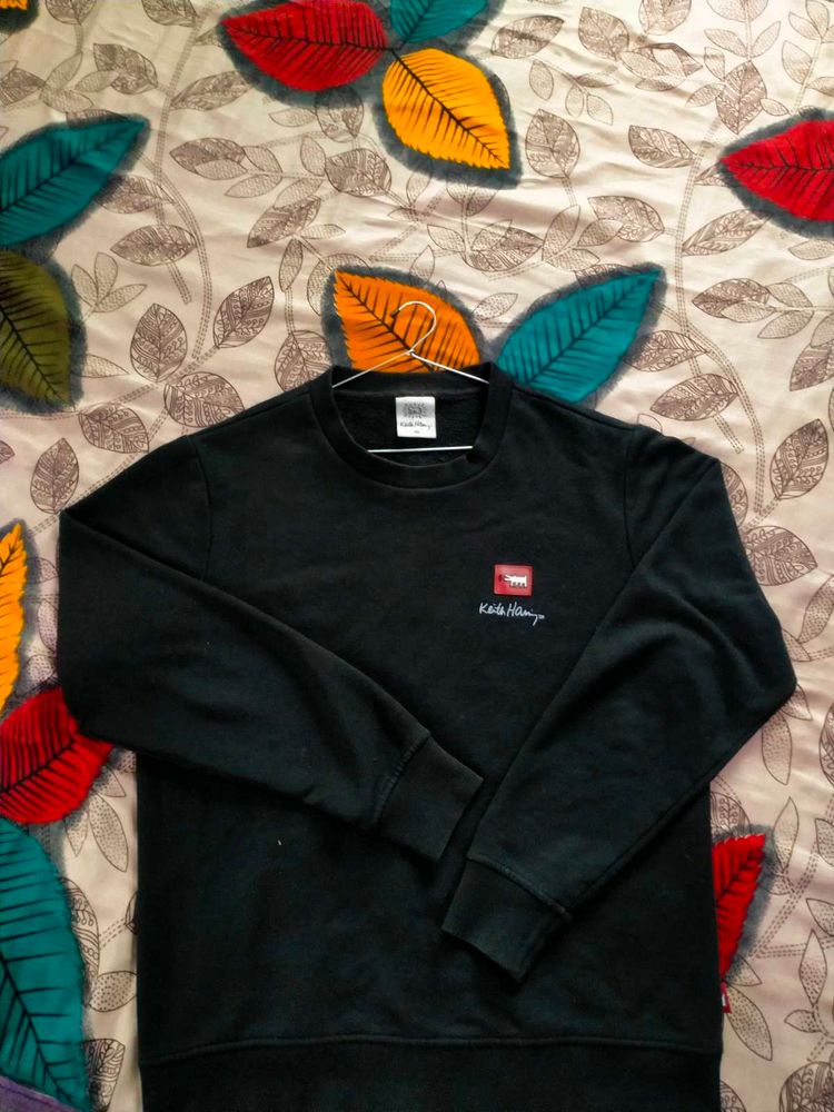 Keith Haring Embroidered Sweatshirt