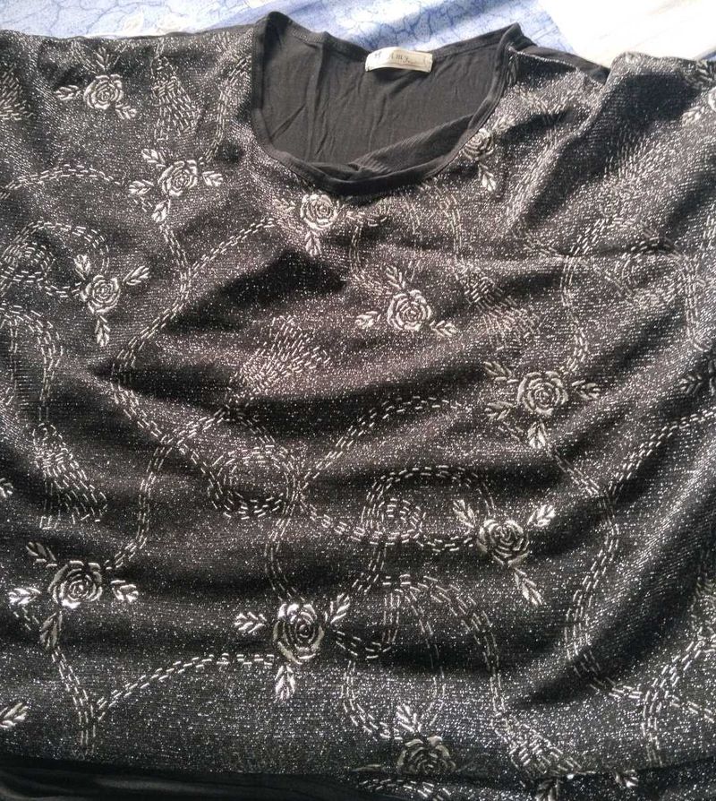 Sparkly Black Top