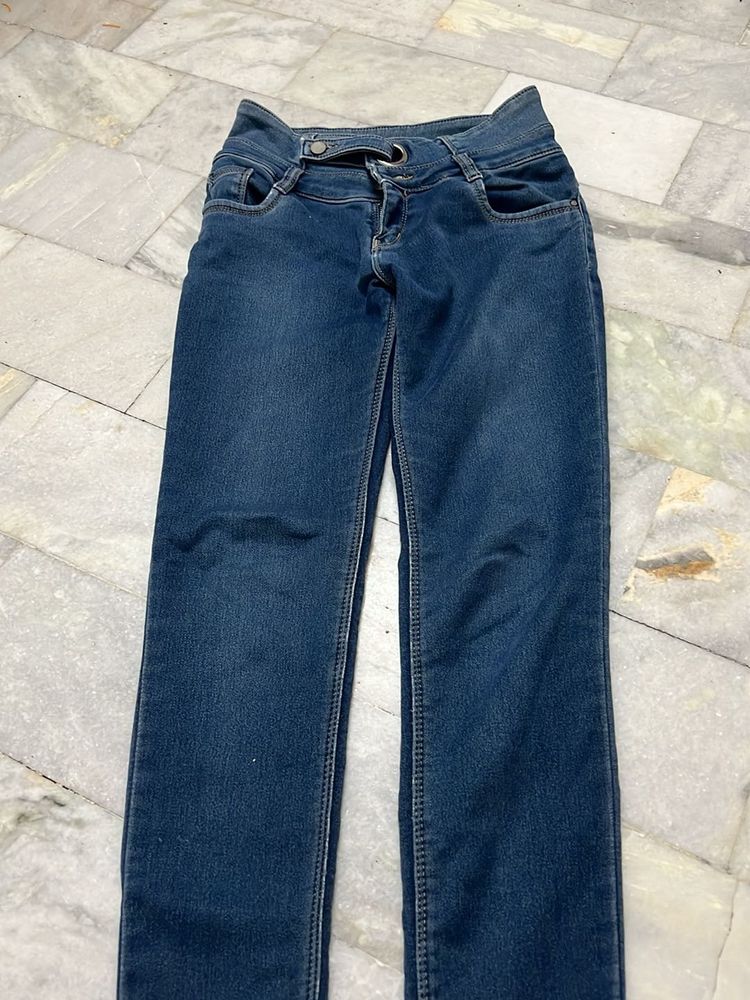 Dark Blue Denim Jeans