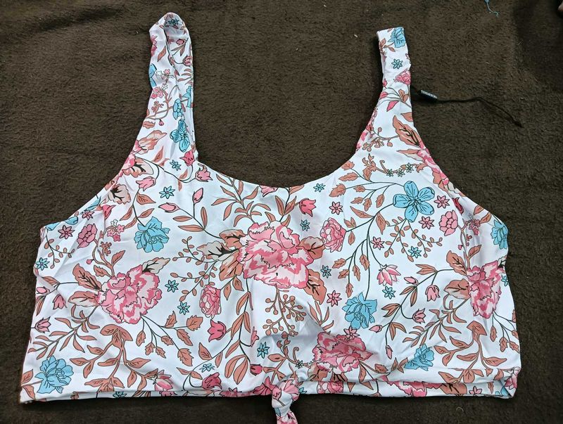 Floral Print,42, Crop Top,🖤