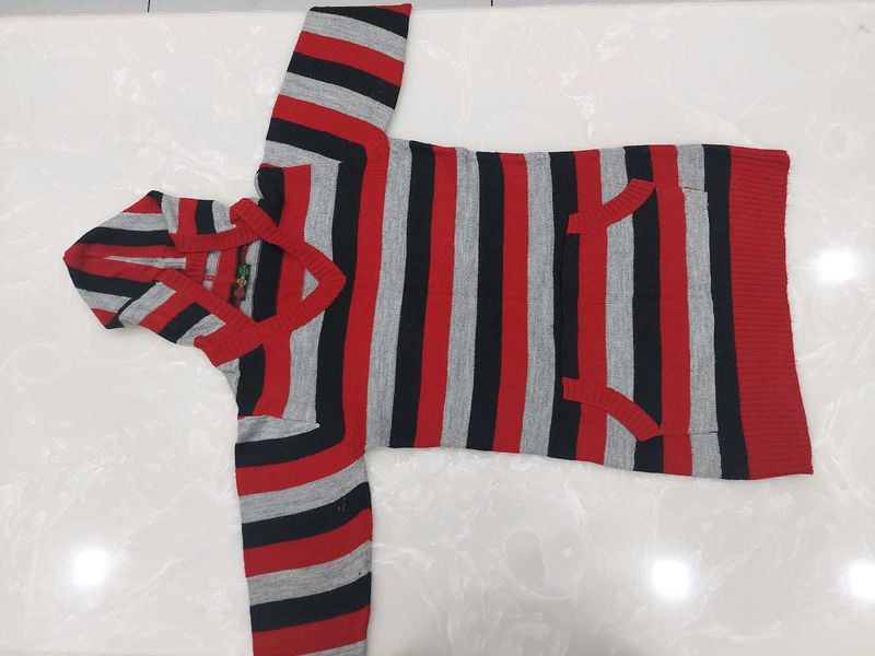 Striped Long Sweater