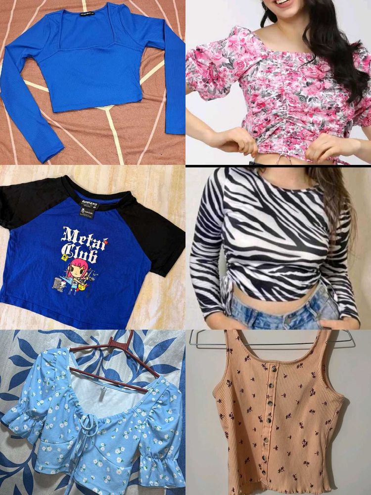 6 Crop Top Combo