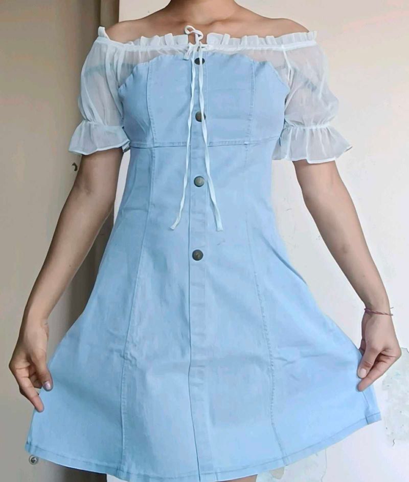 Pretty Woman Denim Dress